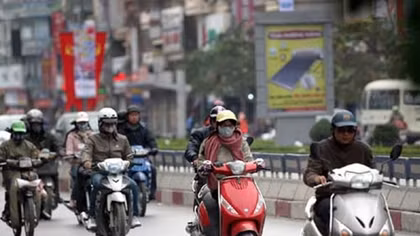 Hà Nội trời lạnh về đêm và sáng sớm