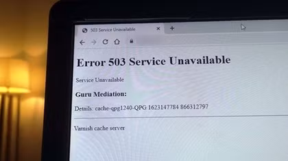 Hàng loạt trang web lớn trên thế giới bị “sập mạng”