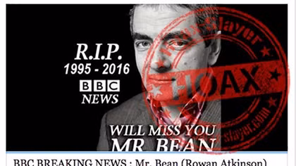 Cảnh giác mã độc chèn trong tin giả "Mr Bean qua đời"