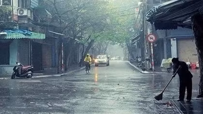 Miền Bắc mưa phùn, trời nồm ẩm