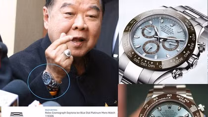 Thực hư vụ "bê bối đồng hồ" của Phó thủ tướng Prawit Wongsuwan