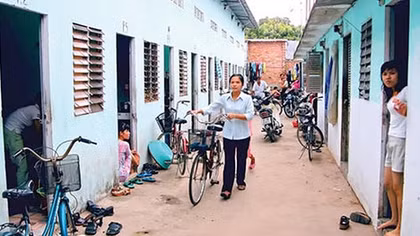 Chỉ khoảng 20% công nhân có chỗ ở ổn định