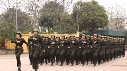 Chuyện nơi thao trường của các sinh viên Công an