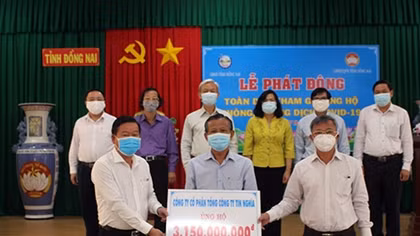 Đồng Nai: Hơn 11 tỷ đồng ủng hộ phòng, chống dịch bệnh COVID-19