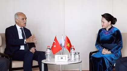 Chủ tịch Quốc hội tiếp Chủ tịch Hội đồng Kinh tế đối ngoại Thổ Nhĩ Kỳ