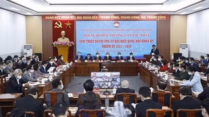 Hiệp thương lần thứ nhất về việc giới thiệu ứng cử ĐBQH khóa XV