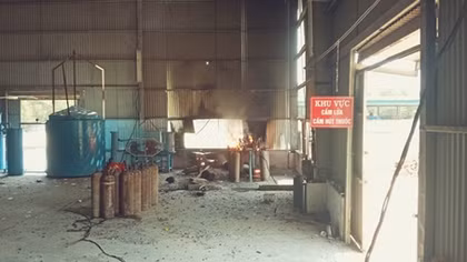 Nổ khí gas, 3 công nhân bị thương nặng