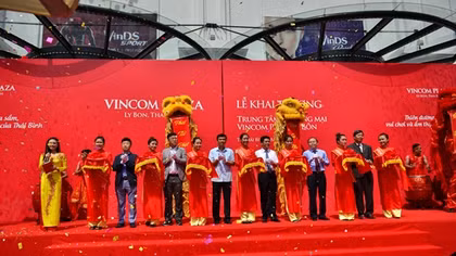 Khai trương trung tâm thương mại Vincom tại Thái Bình
