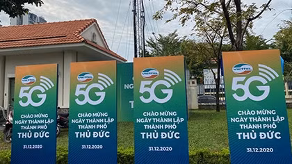 Viettel cung cấp dịch vụ 5G tại TP Thủ Đức