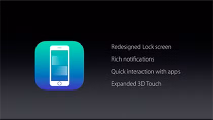 Apple chính thức ra mắt IOS 10