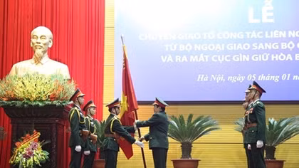 Ra mắt Cục Gìn giữ hòa bình Việt Nam