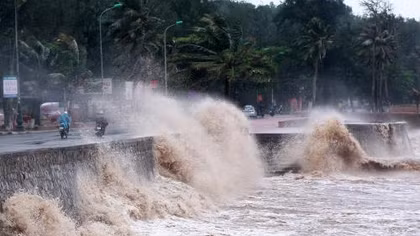 Lực lượng CAND chủ động ứng phó với bão số 6 và rủi ro thiên tai do hoàn lưu bão