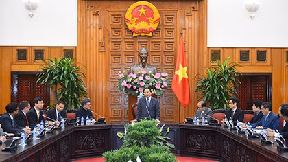 Thủ tướng Nguyễn Xuân Phúc tiếp đoàn doanh nghiệp Hong Kong (Trung Quốc)