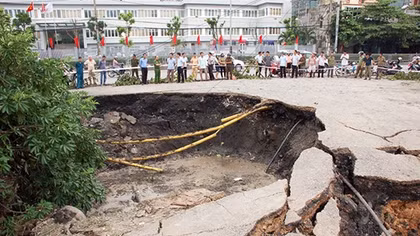 Tìm ra nguyên nhân sụt lún đất ở TP Cẩm Phả