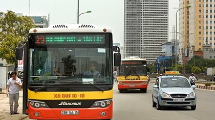 Phần lớn xe buýt Hà Nội không vi phạm tiêu chuẩn khí thải