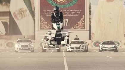 Môtô bay cho cảnh sát Dubai