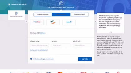 Cảnh giác website lừa đảo nạp thẻ điện thoại