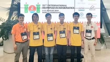 Việt Nam xếp thứ 4 tại kỳ thi Olympic Tin học quốc tế 2019