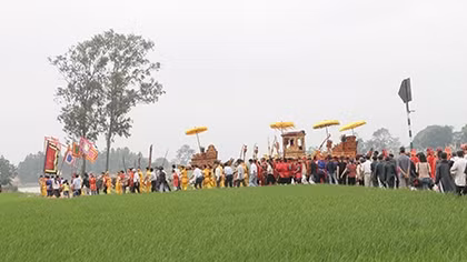 Rộn ràng trống hội Tiếu Mai
