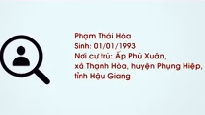 Thông báo truy tìm người bị tố cáo chiếm đoạt tài sản