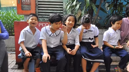 Xúc động lễ khai giảng tại ngôi trường đặc biệt Nguyễn Đình Chiểu 