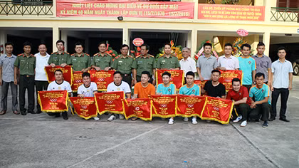 Bế mạc Giải thể thao kỷ niệm 40 năm Ngày thành lập lực lượng Bưu chính CAND