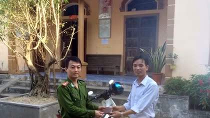 Tô thắm hình ảnh đẹp người chiến sỹ Công an trên quê hương Bác Hồ