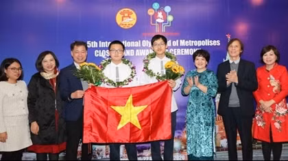 Học sinh Hà Nội giành 5 Huy chương vàng tại Kỳ thi Olympic quốc tế