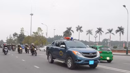 Phòng cảnh sát cơ động Nghệ An ra quân truy quét tội phạm