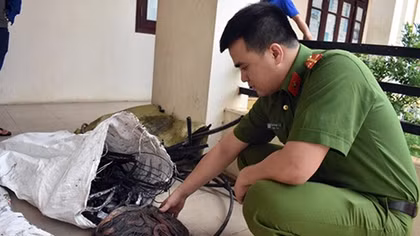 3 đối tượng gây ra 13 vụ trộm cắp cáp viễn thông