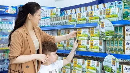 Vinamilk liên tục dẫn đầu ngành hàng sữa nước nhiều năm liền