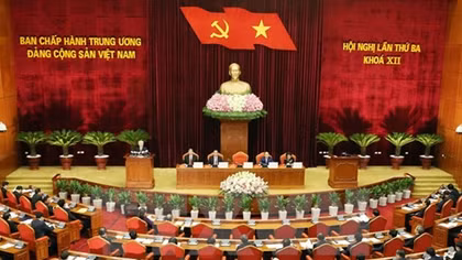 Thông báo Hội nghị lần thứ ba Ban Chấp hành Trung ương Đảng khóa XII
