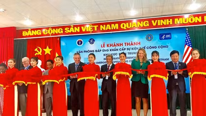 Khánh thành Văn phòng đáp ứng khẩn cấp sự kiện y tế công cộng khu vực miền Trung