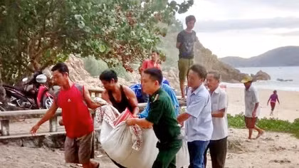 Tìm thấy thi thể thứ ba trong vụ chết đuối ở biển Quy Nhơn