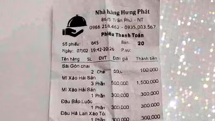 Xử phạt 27,5 triệu đồng chủ nhà hàng “chém giá” đĩa trứng xào cà chua 500.000 đồng