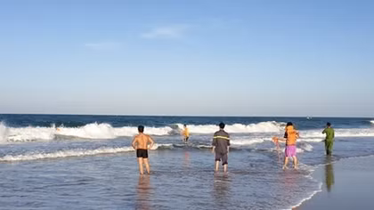 Hai du khách mất tích khi tắm biển ở Kê Gà
