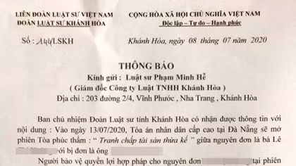Một Công ty luật bảo vệ cho nguyên đơn lẫn bị đơn trong cùng một vụ án !?