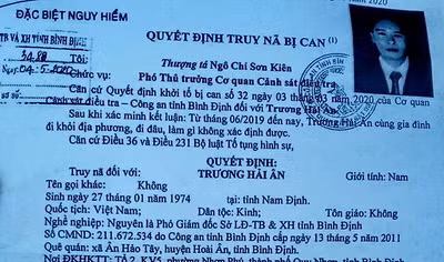 Vì sao cựu Phó Giám đốc Sở LĐ-TBXH tỉnh Bình Định bị truy nã ?