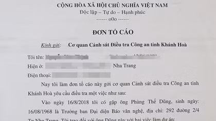Một phóng viên bị tố lừa tiền của doanh nghiệp và người dân