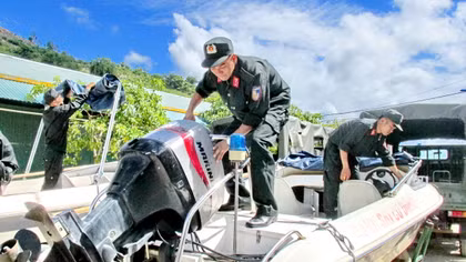 Công an các tỉnh Nam Trung bộ tập trung ứng phó với bão