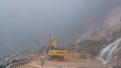 Sạt lở đèo tuyến giao thông Nha Trang – Đà Lạt