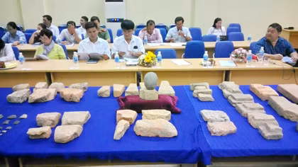 Công bố kết quả sơ bộ khai quật khảo cổ di tích Đồng Miễu ở Phú Yên