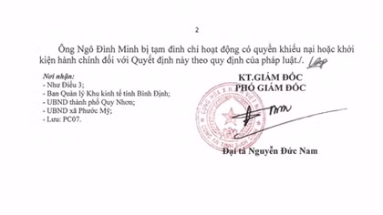 Tạm đình chỉ hoạt động 5 nhà xưởng của doanh nghiệp do vi phạm về PCCC