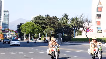 Xuất quân bảo đảm trật tự ATGT Hội nghị hẹp các Bộ trưởng Ngoại giao ASEAN 2020