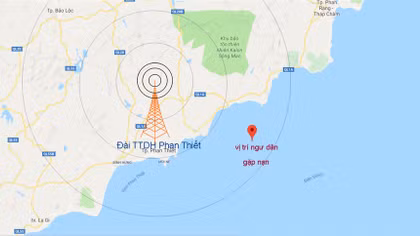 3 ngư dân tử nạn và mất tích trên vùng biển Bình Thuận.