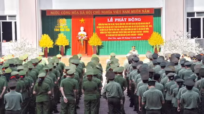 Công an Phú Yên phát động đợt thi đua đặc biệt 