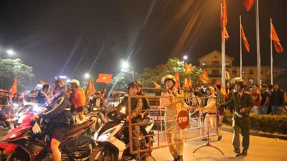 Công an tỉnh Thừa Thiên Huế chủ động phương án đảm bảo ANTT, ATGT trong trận chung kết lịch sử