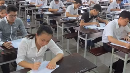 Nhiều thí sinh ở Huế tự tin với bài thi môn Toán
