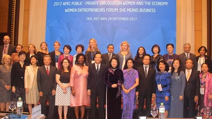 Khai mạc Đối thoại công - tư về Phụ nữ và Kinh tế APEC năm 2017