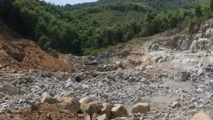Một mỏ đá bị kẻ gian "cuỗm" 4.000 kíp nổ mìn